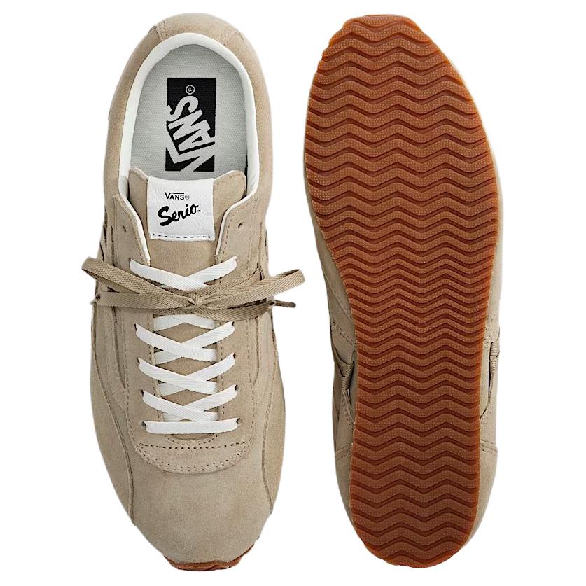 Vans Super Lowpro Premium Trainer Comfortable Fit Low Top Lifestyle Casual Shoes Unisex Sneaker Light-Brown VN000Z064MG