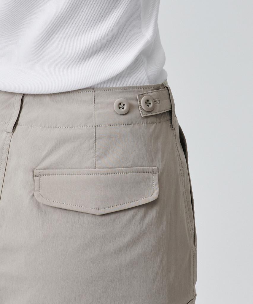 Musinsa Standard Woman Women'S Cargo Maxi Skirt [Light Beige]