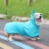 Cute Small Dog Raincoat PU Waterproof Hooded Cape Teddy Bichon Corgi All