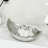 Ceramic Feather Soap Box Can Drain Water Bathroom High-end Creative Soap Dish Bathroom Ceramic Soap Storage Rack