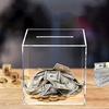 Stylish Acrylic Savings Jar Clear Money Box for Kids and Adults Birthday Gift