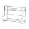 Versatile Kitchen Organizer Rack 2 Layer Spice Shelf New Storage Basket  Bathroom