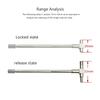 T-Bore Hole Gauge Plated Square for Head Telescopic Gauge Micrometer Measuring T