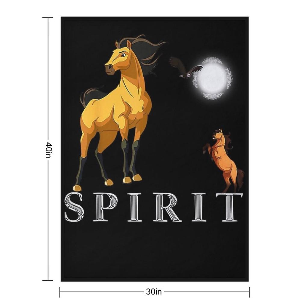 Spirits Stallions of the Cimarrons Premium T-Shirt Throw Blanket for winter manga Sofa Quilt Single Blankets
