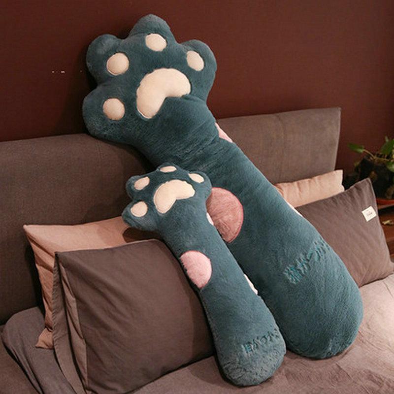 70-140cm Cat's Paw Plush Toys Stuffed Lovely Long Doll Soft Sleep Pillows Creative Sofa Gifts