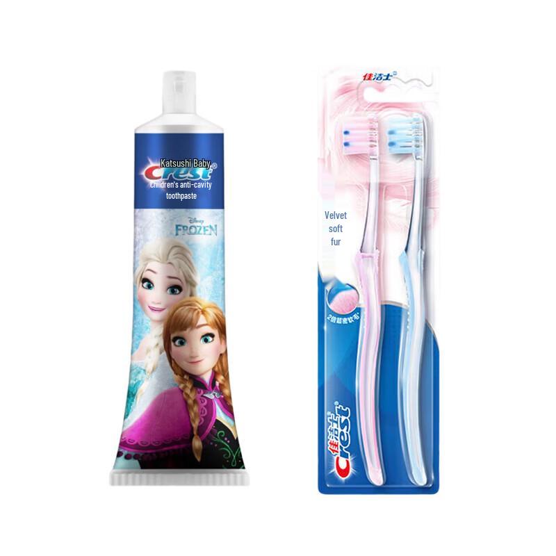 Crest Frozen Kids Dual-Effect Anti-Cavity Toothpaste & Toothbrush Pack
