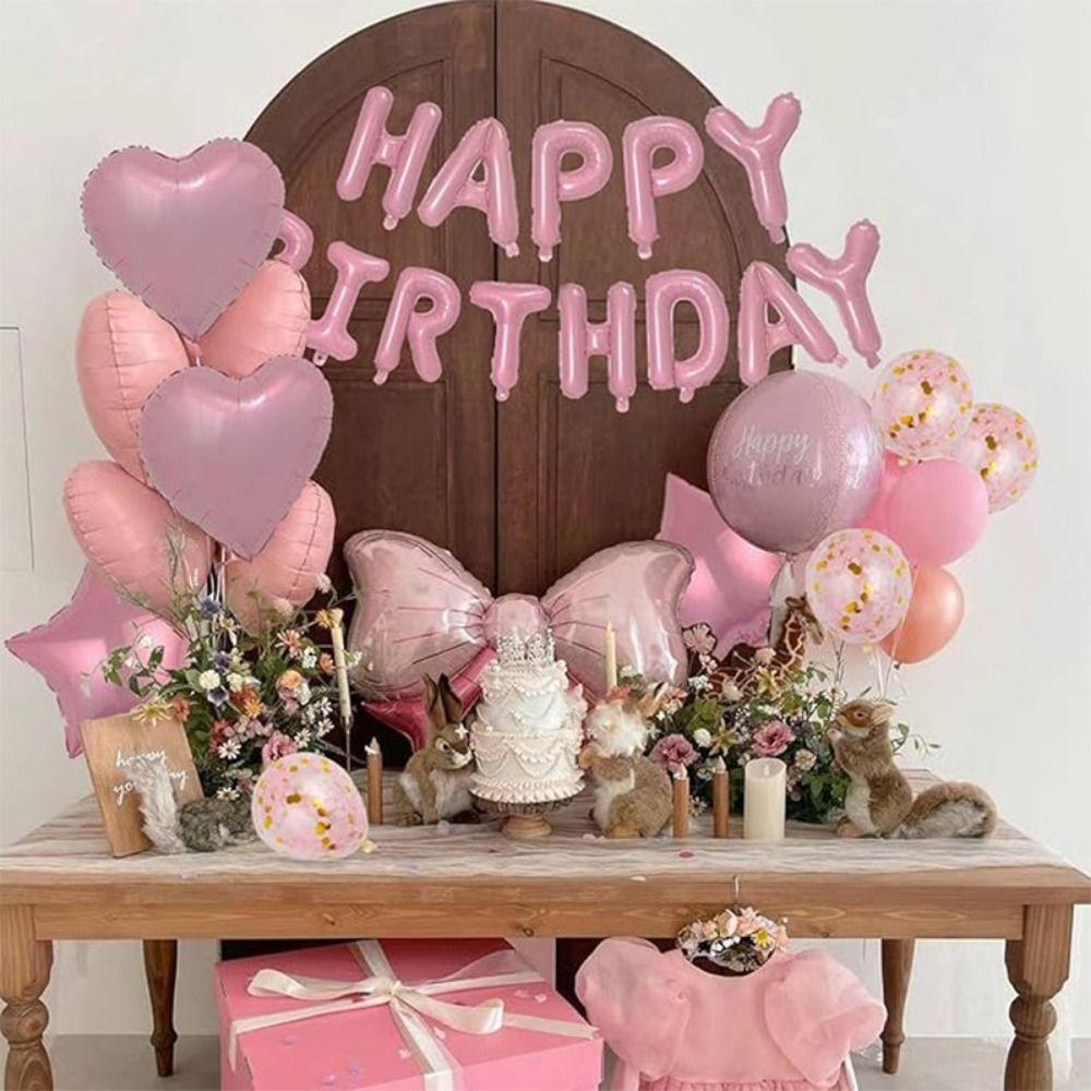 Multicolor Balloons Background Wall Latex/Aluminum Film Balloon Wall Backdrop  Party Ornament