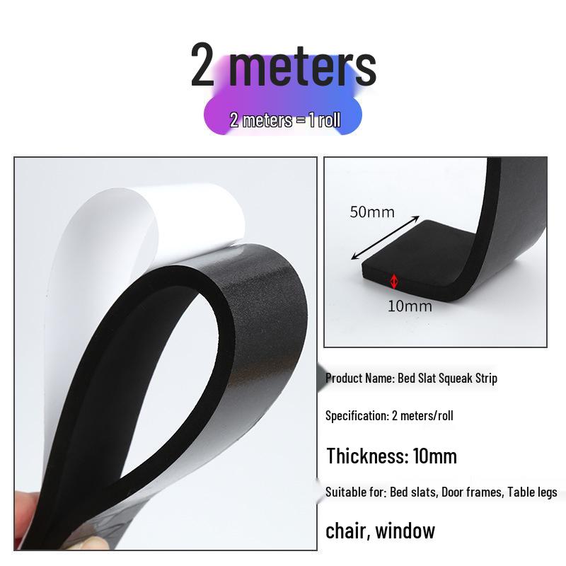 Fita Silenciosa de Redução de Ruído para Cama: Almofada Antirruído para Absorção de Choque e Estabilidade da Cama