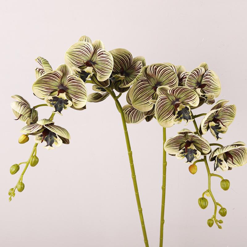 Simulation Phalaenopsis, retro high-grade silicone cotton cherry blossoms, wedding decoration lip Phalaenopsis simulation flower