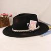 Klassieke Homburg Hoed Panama Hoed Cadeau voor Vriend Hoge Hoed Breedgerand