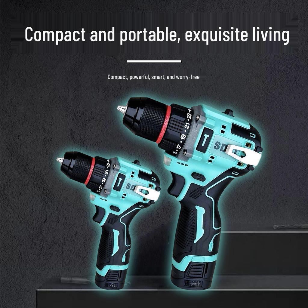 SDYI Pure Copper Brushless High Power Lithium Electric Drill & Multifunctional Screwdriver