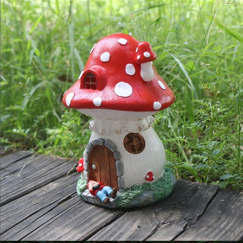 Solar Energy Mushroom Lamp Garden Homestay Yard Balcony Landscaping Layout Outdoor Courtyard Decoration Outdoor Garden Decoration