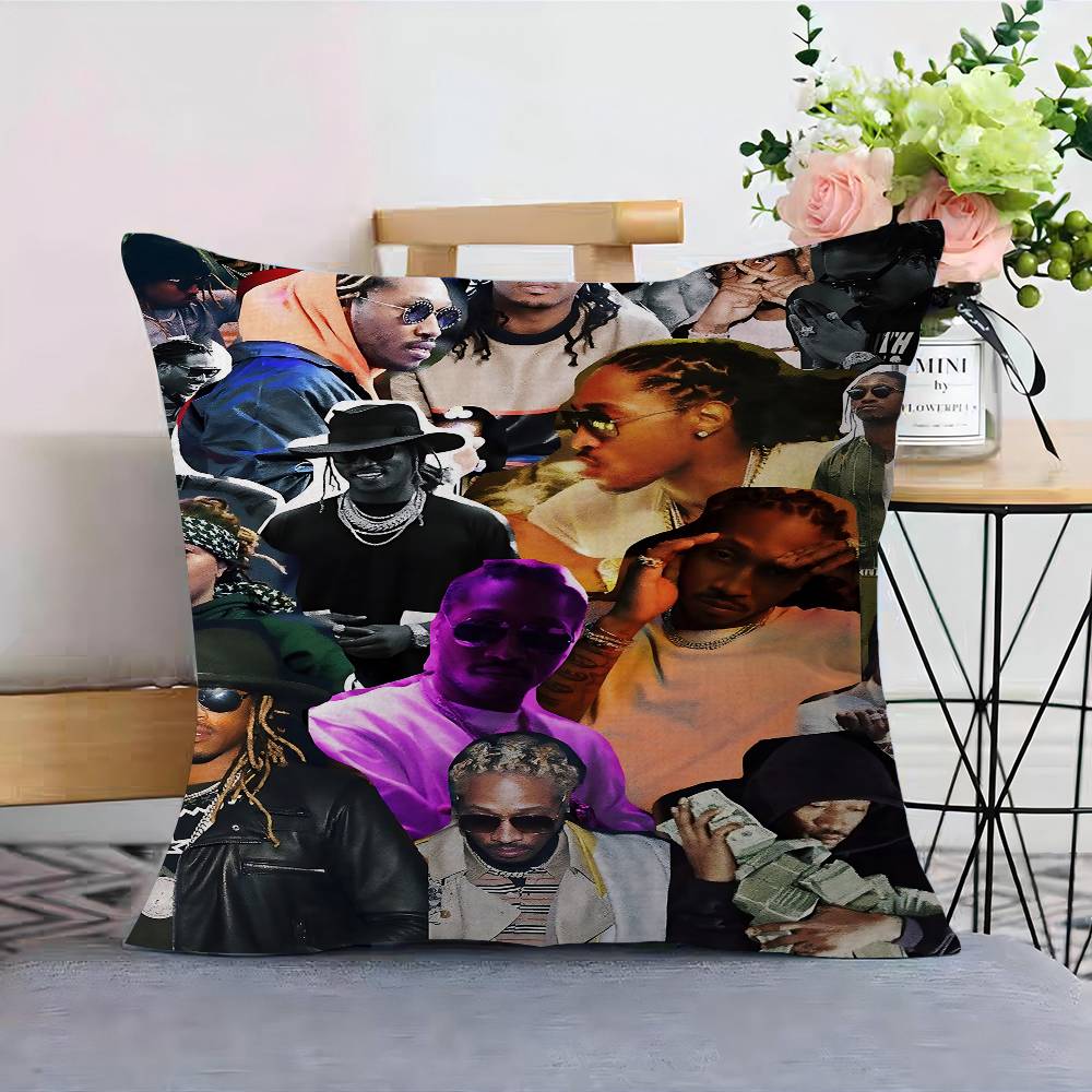 Pop Hip Hop Rapper FFuture Cushion Cover Polyester Sofa Cushions Decorative Throw Pillows Home Decoration Pillowcover