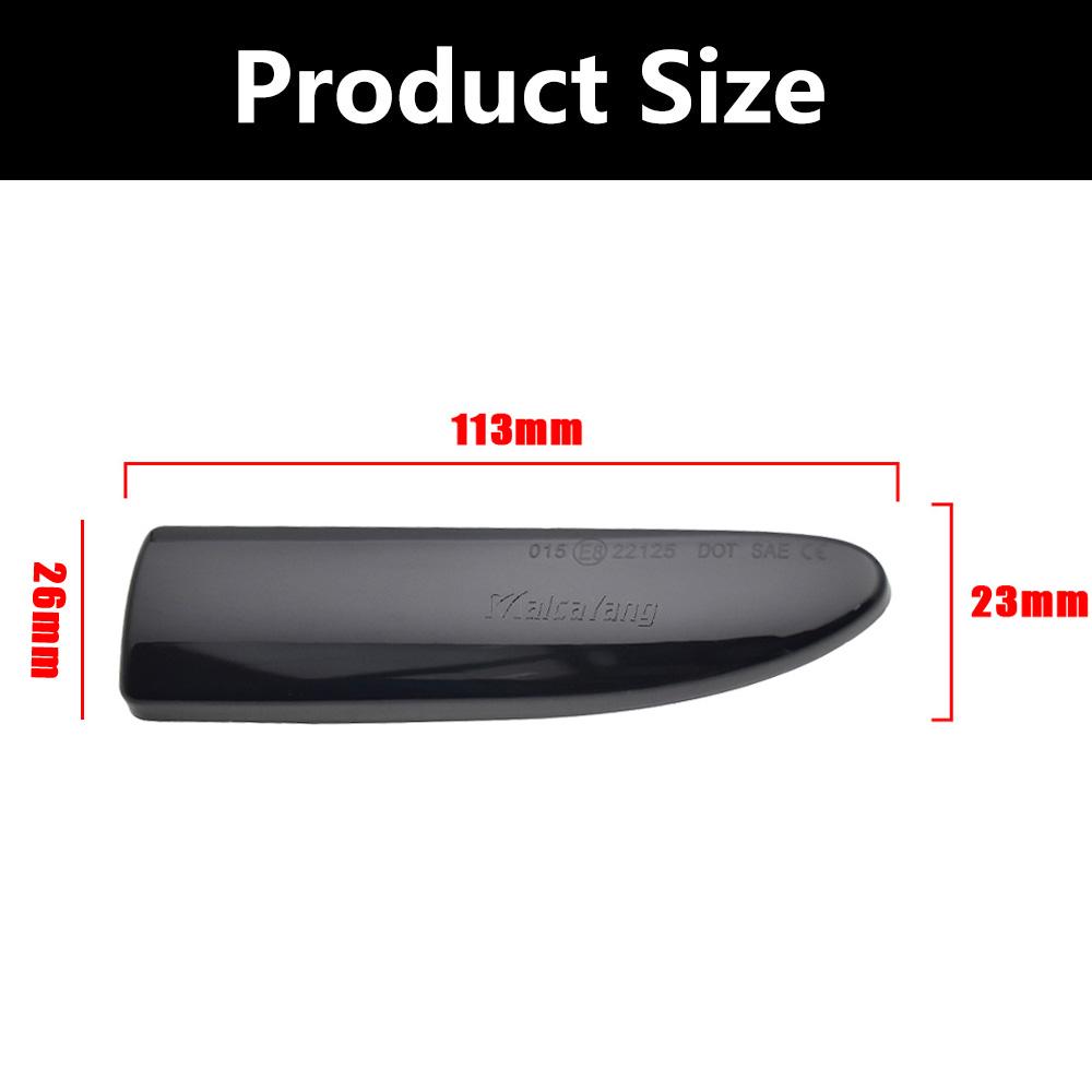 Dynamic LED Side Marker Lights Flowing Turn Signal Light Side Repeater Lamp 12V Panel Lamp for Jaguar X-Type 2002-2009