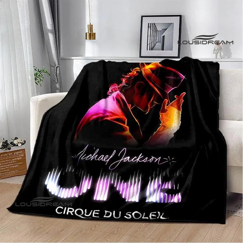 Michael Jackson Retro Druck Decken Picknickdecke Flanelldecke Weiche Gemütliche Decke Reise Decken Bettbezüge Geburtstagsgeschenk