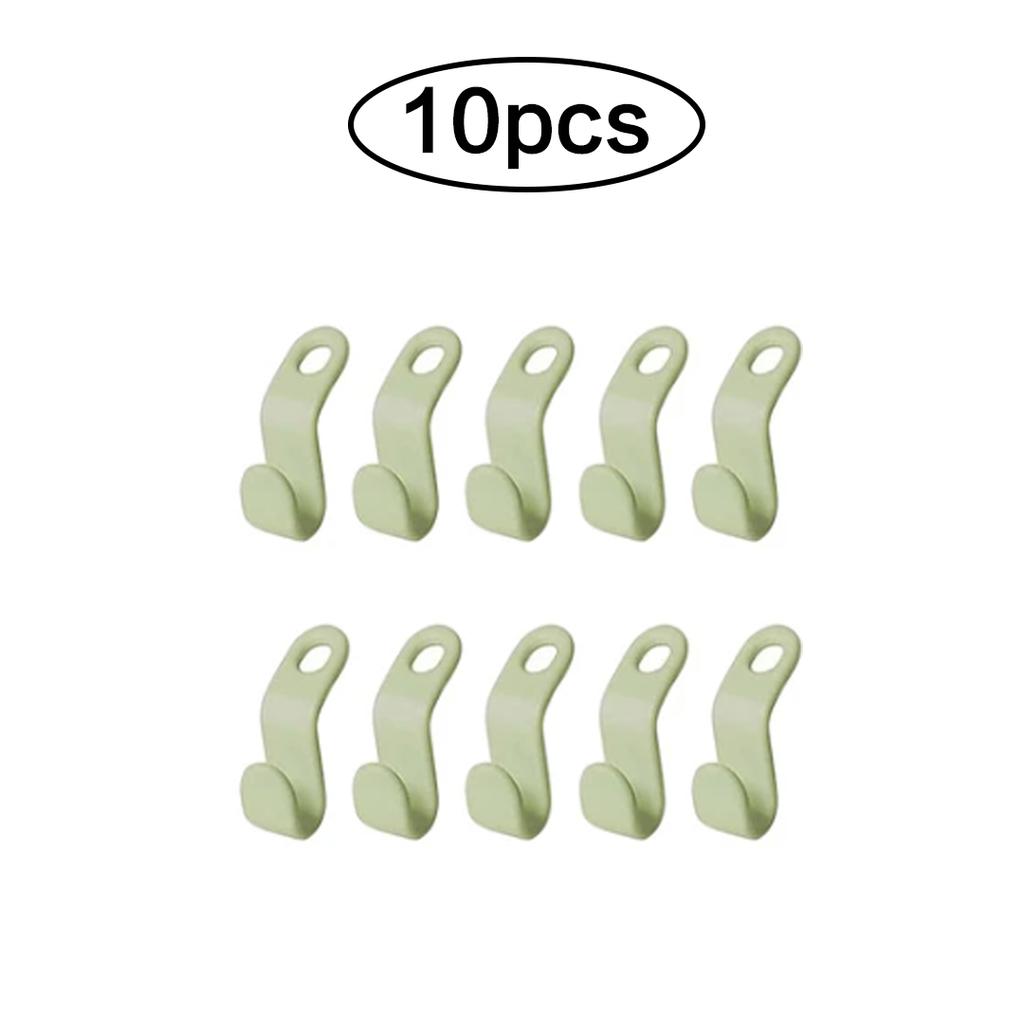 50pcs Clothes Hanger Extender Clips Space Saving Connector Hook Cascading Hangers Hooks Home Closet Storage Rack Organization