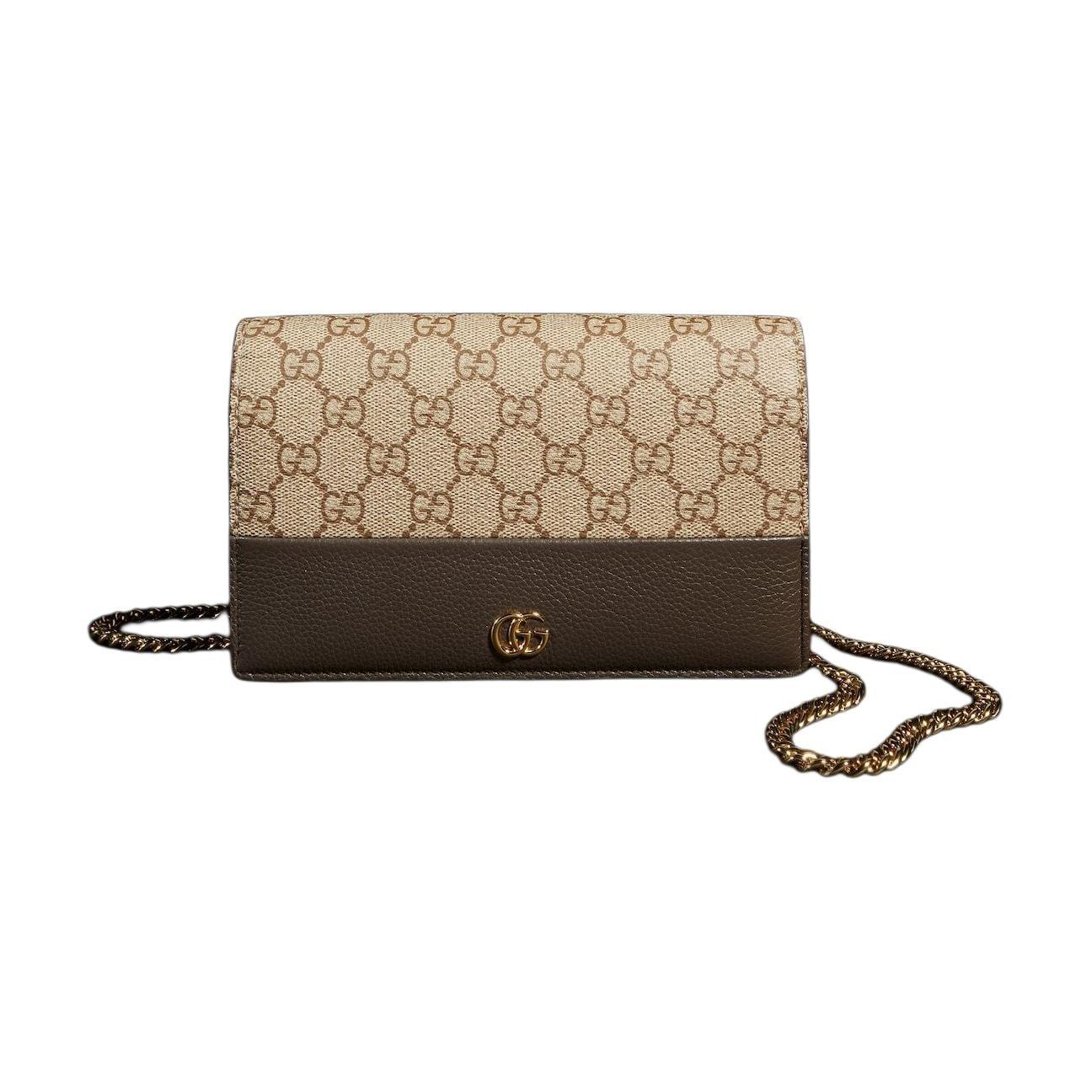 GUCCI GG Marmont Snap Closure Leather