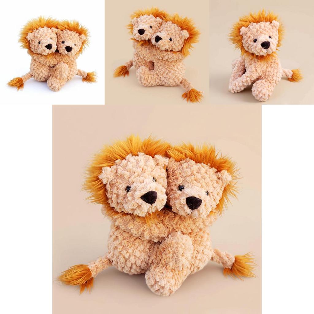 Plush Lion Toy Soft Cuddle Animal Snuggle Pillow For Kids And Adults