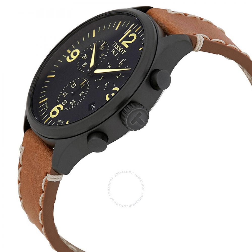 Tissot T SporT Chronograph Xl Black Dial Men S waTch T116.617.36.057.00