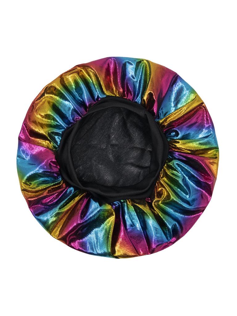 Children's Laser Elastic Sleeping Cap - Silk-Style Pull-On Bonnet