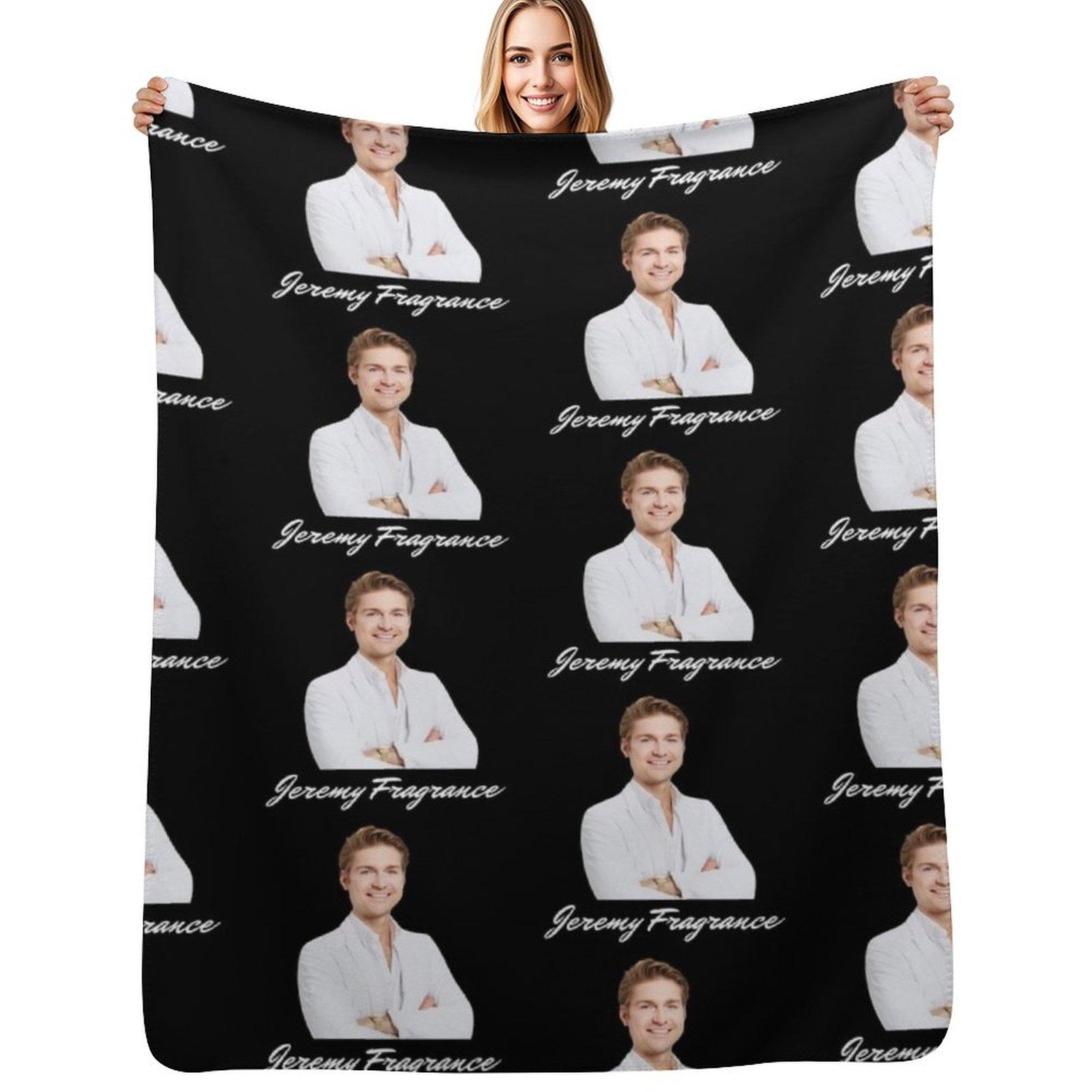 Jeremy Fragrance POWER BABY, JEREMY FRAGRANCE MENTALITY Throw Blanket Decorative Soft Throw Blanket for Couch Sofa Size: 75*100cm, Weight: 230 GSM