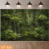 Secret Garden Banner with Ivy and Pond Photo Booth Background Cloth