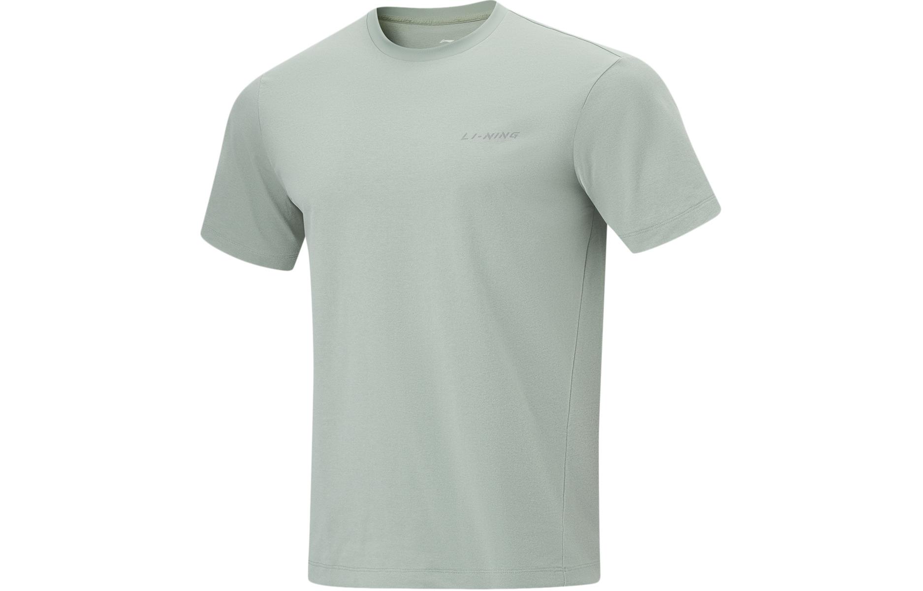 Li Ning T Shirt Men s Mist Green ATSU641-2 L