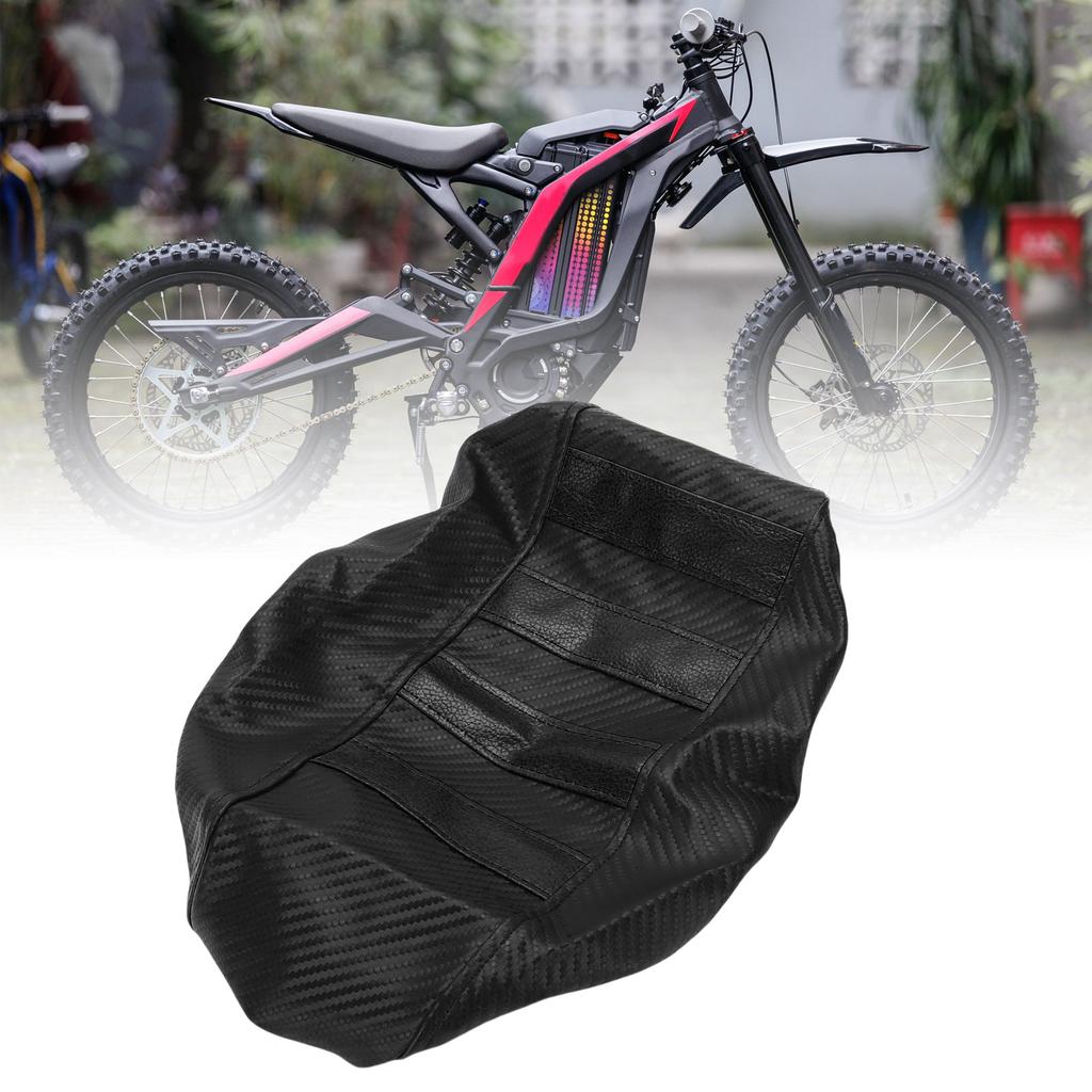 Motorcycle Seat Cover Ribbed Rubber Anti Slip Dirt Bike Seat Cover Replacement for Surron Sur Ron Light Bee XCelsiusS