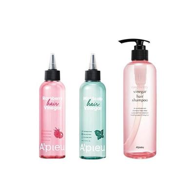 Himbeer Haar Essig 200ml, Minz Haar Essig 200ml, Haar Essig Shampoo 500ml (13 Optionen)