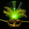 Venetian Venice Glowing Feather LED Masks Woman Fancy Dance Party Eye Mask Carnival Halloween Masquerade Cosplay Costume
