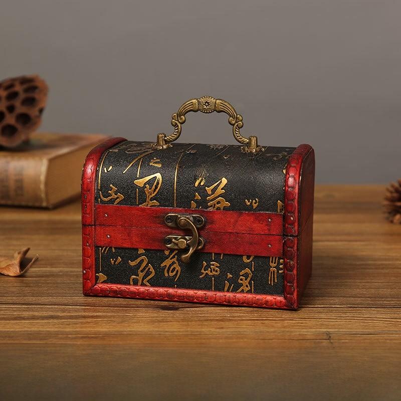 Wooden Chinese Style Storage Box For Accessories And Home Decorations Gifts
