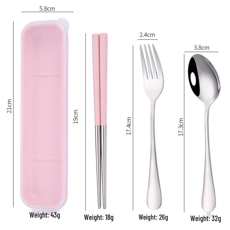 Portable Stainless Steel Cutlery Set