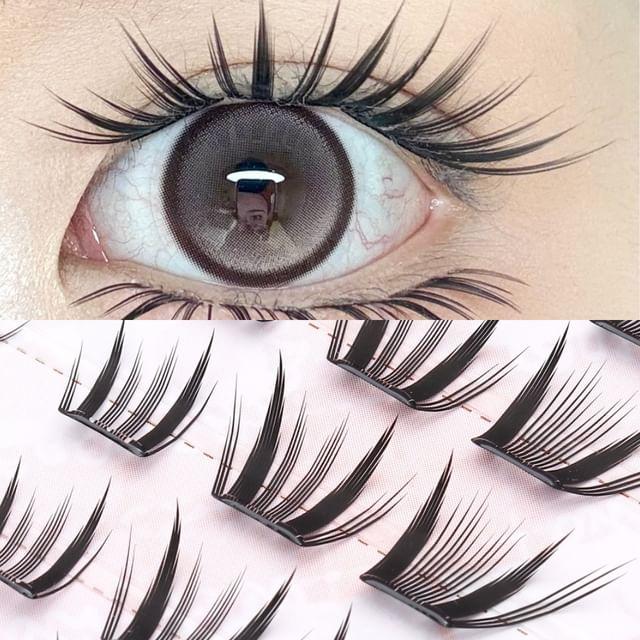 Bonnie Wisp - Натуральные накладные ресницы пучки без клея, мультипак