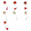 Chinese Style Mini Chinese Fan Tassels with Pendant Bridal Group Fan Handheld Ancient Chinese Silk Fan Chinese Wedding