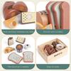 Wooden Pretend Play Kitchen Toys Cutting Food Accessories Set Fruit Vegetable Bakery Meat Fish Early Educational Cognition Toys