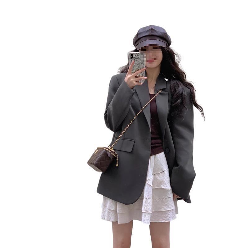 Damen Petite Grazer Locker Geschnittener Blazer - Herbst 2025 Kollektion