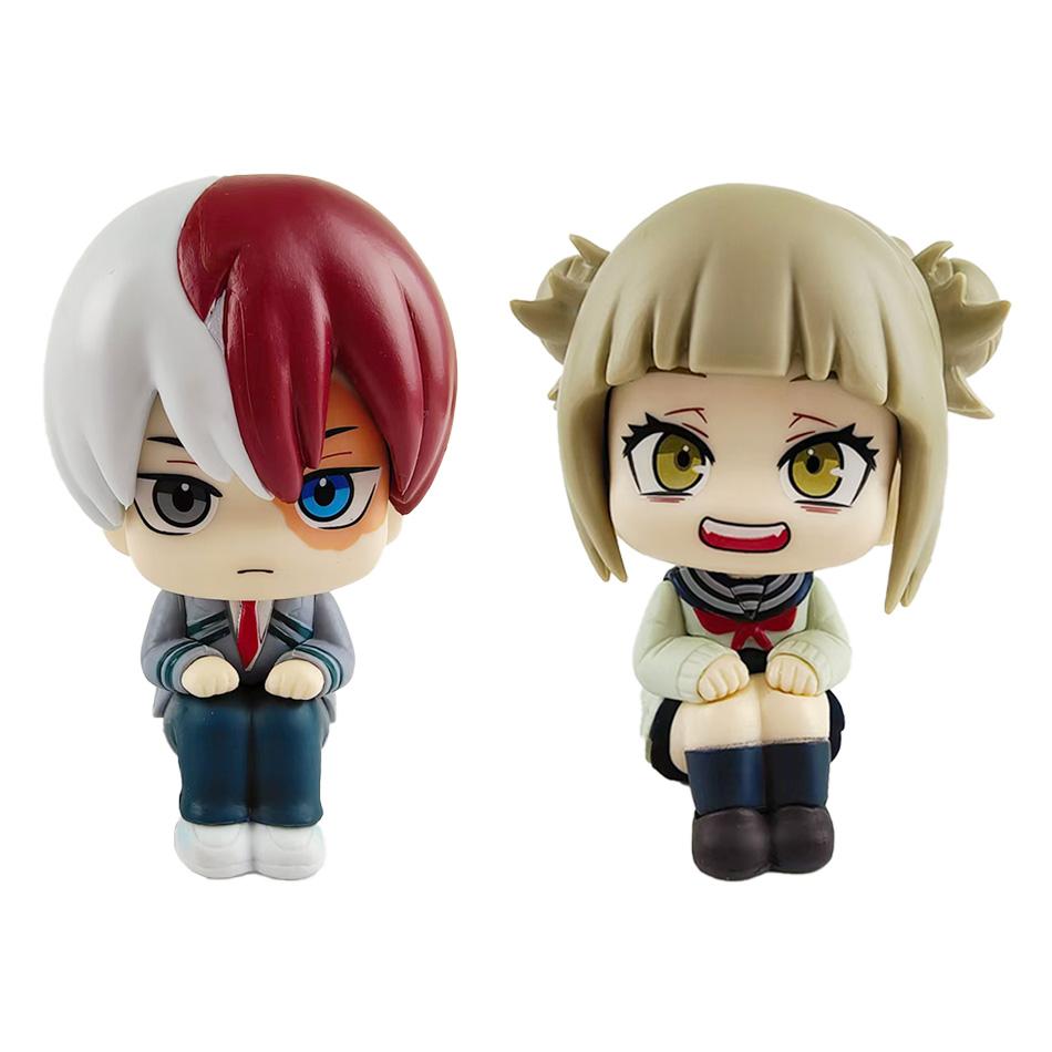 10cm Boku no Hero Academia Anime Figure Midoriya Izuku Action Figure Bakugo Katsuki/Todoroki So Figurine PVC Collection Toys