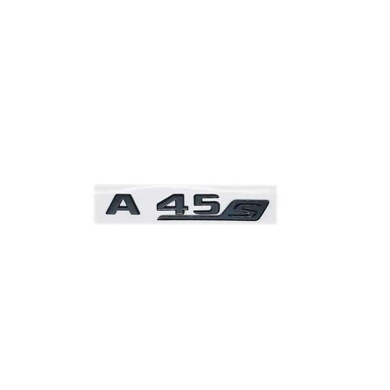 ABS For Mercedes Benz A35 45 43 AMG W177 W176 A35 A45 A45S TURBO 4MATIC Car Trunk Letters Emblem Badge Logo Stickers Accessories