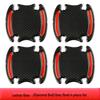 Reflective Carbon Fiber Anti-Collision Car Stickers for Handles, Door Bowl, and Mirrors