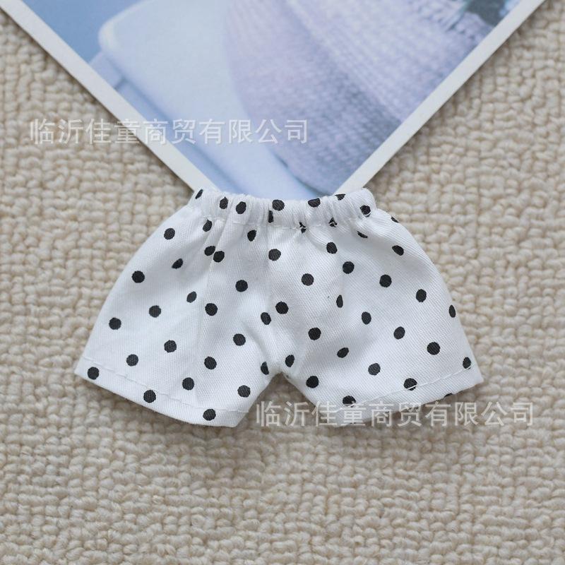 Labubu Doll Clothing Headmaster Dog Floral Dress 17cm Plush Doll Clothing Accessories Labubu I II Idol Doll Sitting Party