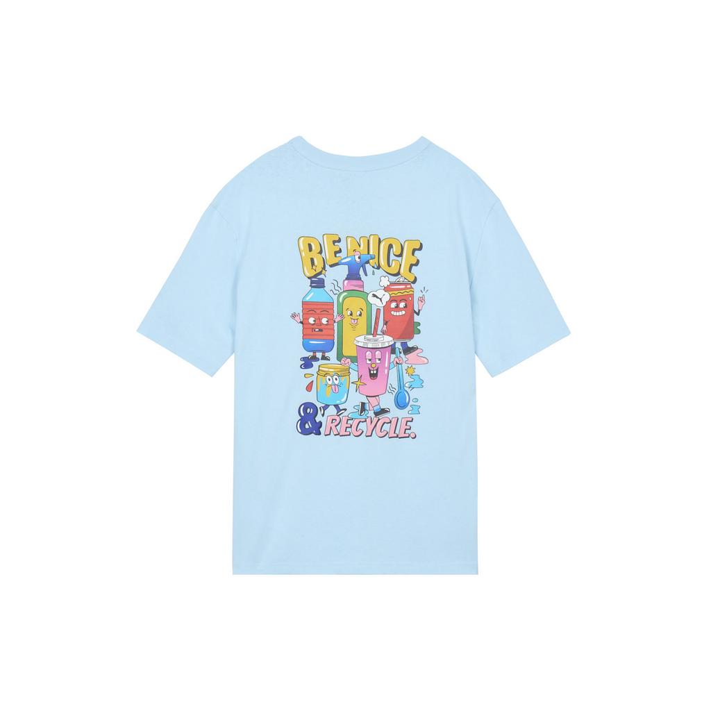 PUMA Printed Casual T-Shirt 'Blue Yellow Pink' Men's 531335-90