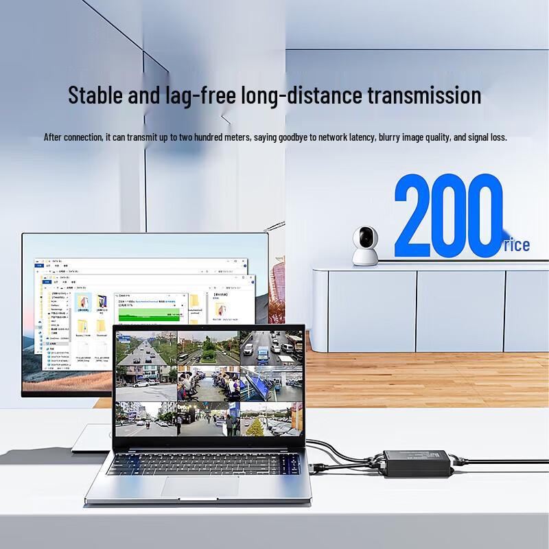 SAMZHE 1-to-2 POE Repeater & Splitter