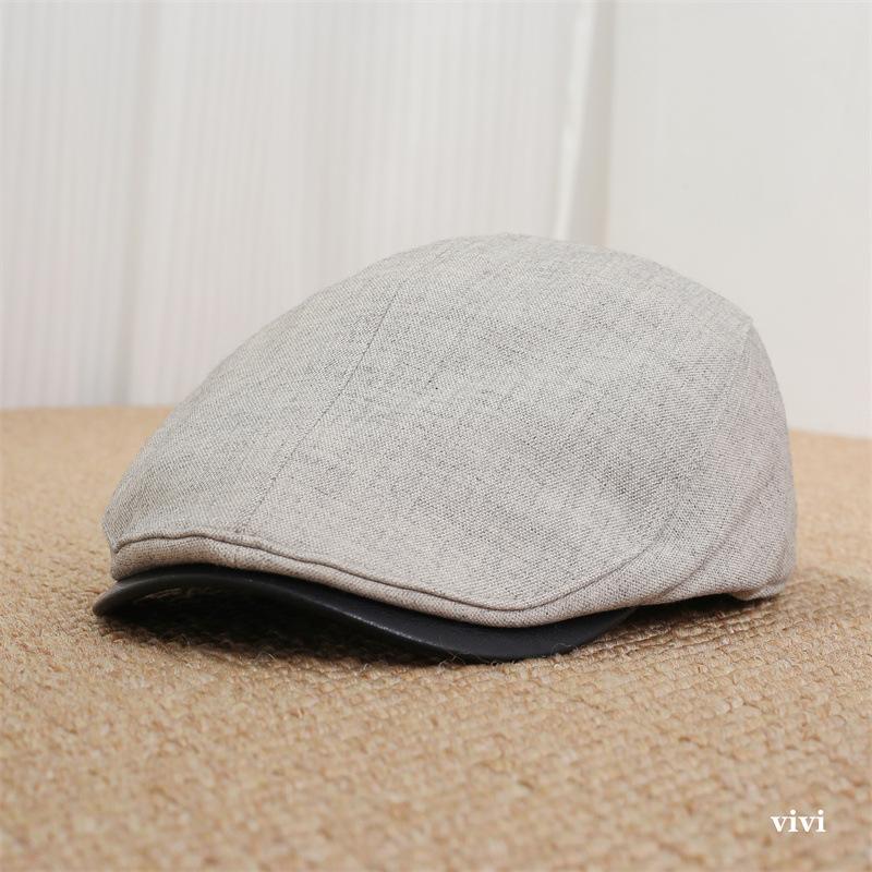 Japanese new British retro style forward hat men's and women's autumn simple and versatile face small painter newsboy hat