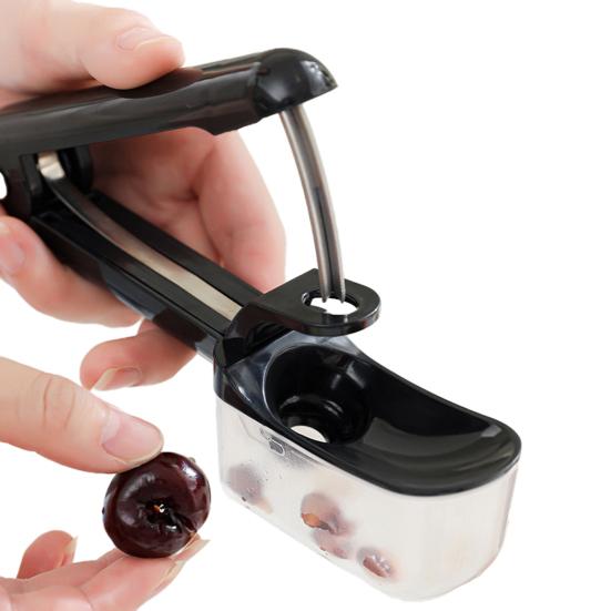Cherry Corer Tool Stainless Steel Cherry Pit Remover Easy Use Cherry Pit Extractor for Jujubes Red Dates Hawthorns Dishwasher Safe Kitchen Gadget
