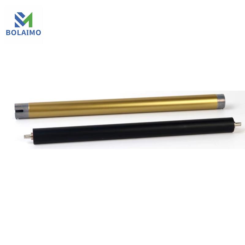 2PCS For Xerox S1810 2011 2110 2520 2010 2220 2420 Fusing Upper Roller + Lower Roller Hot Roller Pressing