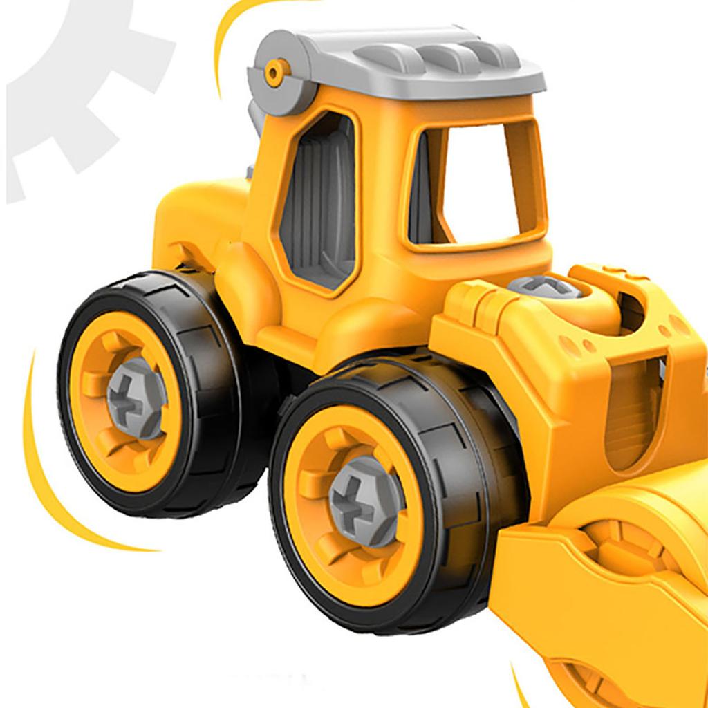 Sady stavebních vozidel pro batolata Simulace Obsahují 4 vozidla Puzzle Dětské odnímatelné autíčko