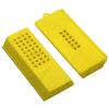 100Pcs Queen Bee Transport Cages Bee Queen Rearing Cage Cell Plastic Post Transmit Move Mail New King Transparent Yellow/White