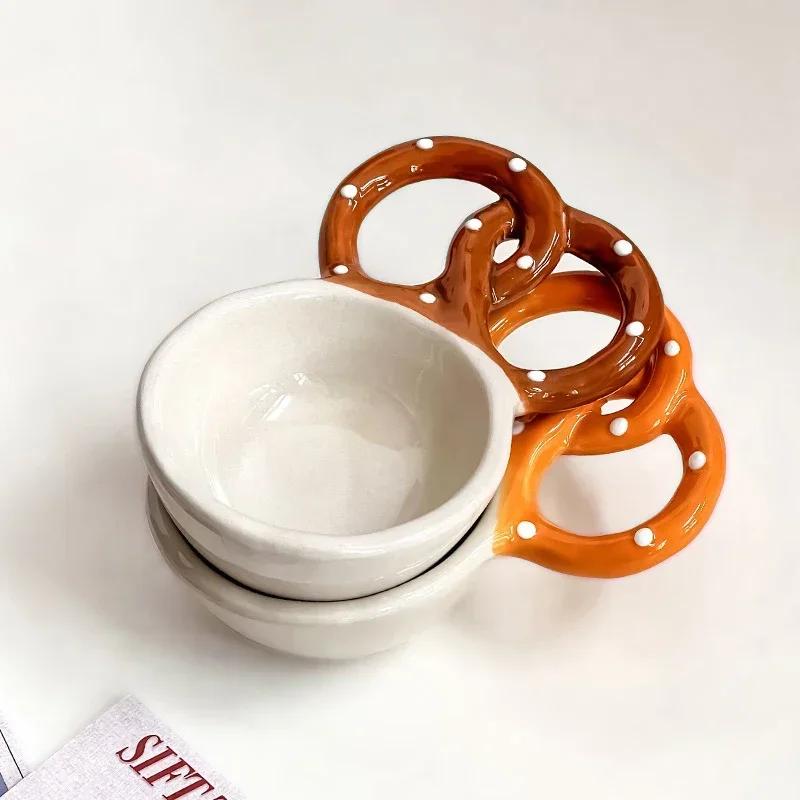 Cute Bakery-Themed Ceramic Small Dish – Baguette and Bread Plate for Restaurant or Home Use