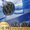 For VW Volkswagen Jetta MK5 Golf 1Pc 3D ABS Car Front Logo Grille Badge Trunk Badge For Volkswagen Polo 2011-2013 6R0853600A 35D