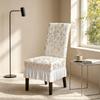 Dustproof Skirted Chair Cover Wear-resistant Dinning Seat Case Chair Slipcover  Living Room